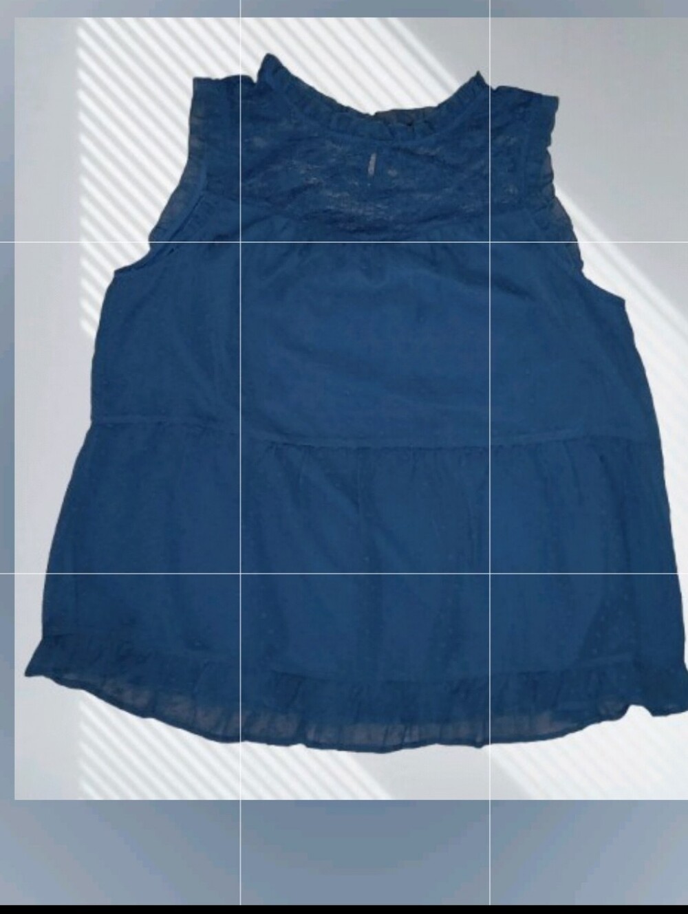 Bloomchic Mock-neck Babydoll Sleeveless Top, Size 14-16 Blouse